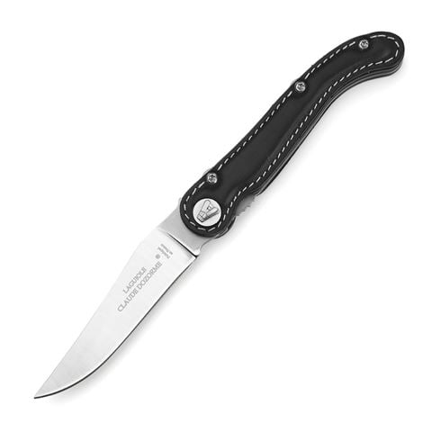 Claude Dozorme Leather Pocket Knife Handled Black - Peter's of Kensington