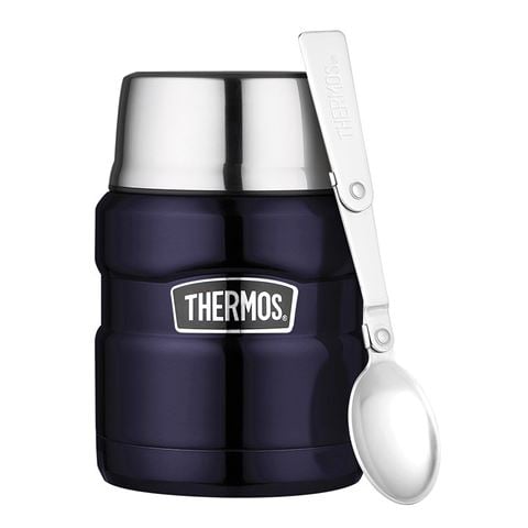 Thermos - Stainless Steel Vacuum Food Flask Blue 470ml