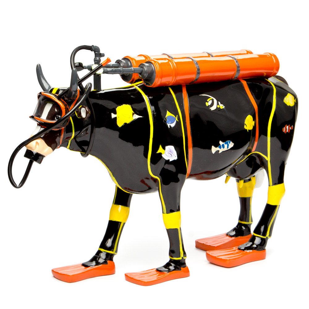 Art In The City Zenzi The Scuba Diver Cow