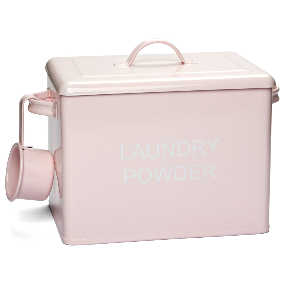 Retro Kitchen Laundry Powder Container Pale Pink