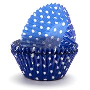 Regency - Polka Dot Baking Cups Blue 40pce