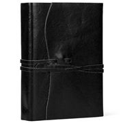 Cavallini - Roma Lussa Leather Journal Black 13x17cm