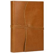 Cavallini - Roma Lussa Leather Journal Tan 15x22cm