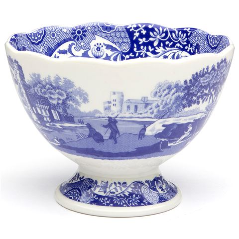 spode blue italian square dis