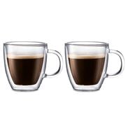Bodum - Bistro Double Walled Espresso Mug 150ml Set 2pce