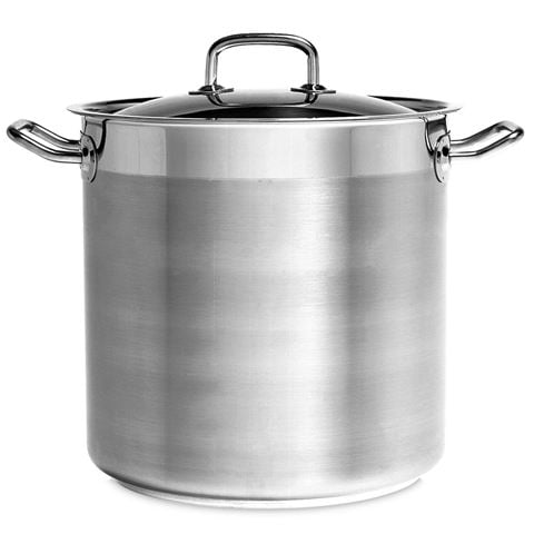 Chef Inox Professional Stockpot With Lid 28cm/14.75L - Peter's of Kensington