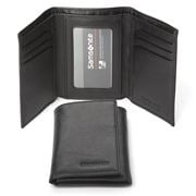 Samsonite - Business Leather Trifold Wallet Black