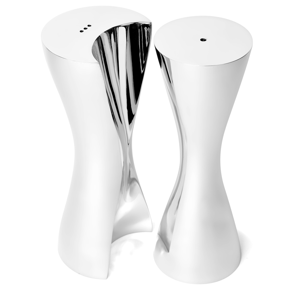 Nambe Hug Salt and Pepper Shaker Set Peter's of Kensington
