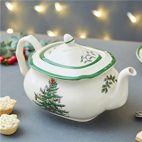 Spode Christmas Tree Teapot 1280ml - Peter's of Kensington