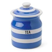 Cornishware - Tea Storage Jar Blue