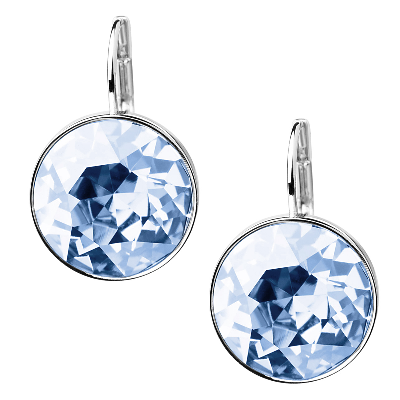 NEW Swarovski Bella Mini Light Sapphire Earrings | eBay