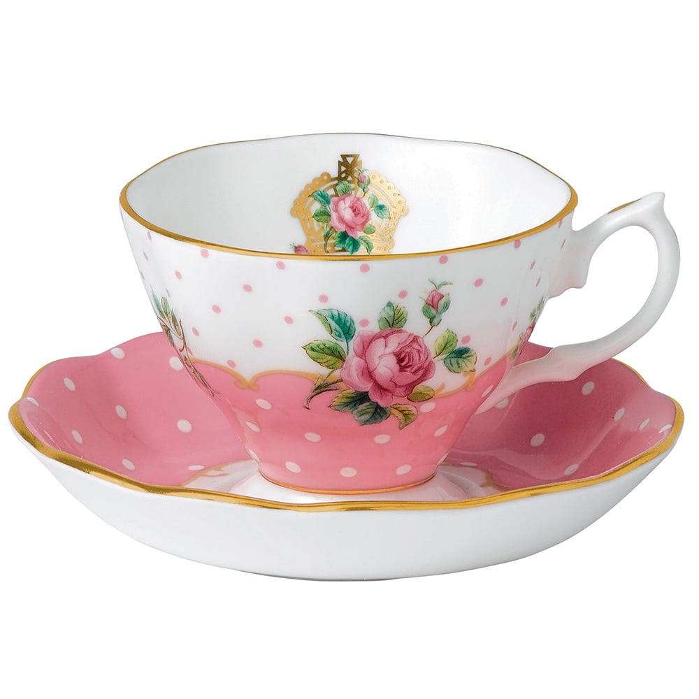 Royal Albert - Cheeky Pink Teacup & Saucer Set