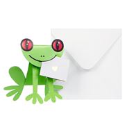 Special Delivery Cards - Frog Paddy Fold-Out Card