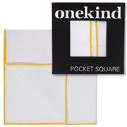 Onekind - Neci Pocket Square Yellow