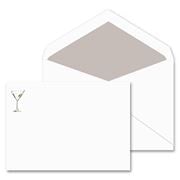 Crane & Co - Hand Engraved Martini Correspondence Card Set