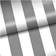 Vandoros - Pavilion Stripe Silver Wrapping Paper 60cm x 3m