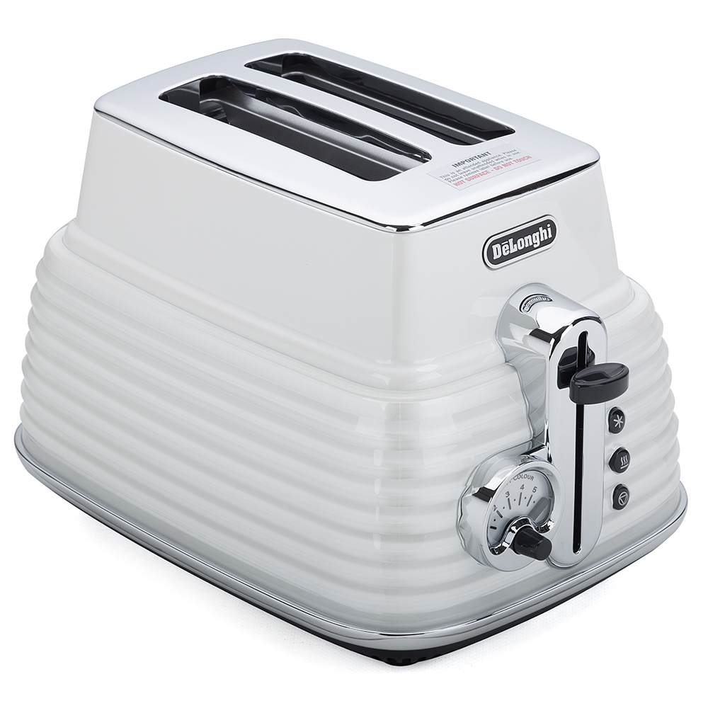 NEW DeLonghi Scultura TwoSlice Toaster CTZ2003 White eBay