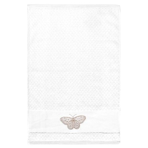 Pilbeam Butterfly Diamante Hand Towel - Peter's of Kensington
