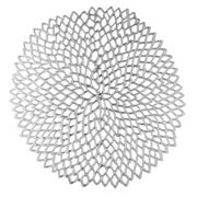 Chilewich - Dahlia Round Placemat Silver