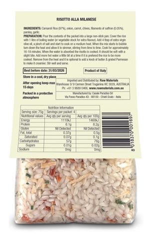 Casale Paradiso - Risotto Saffron Casale 300g