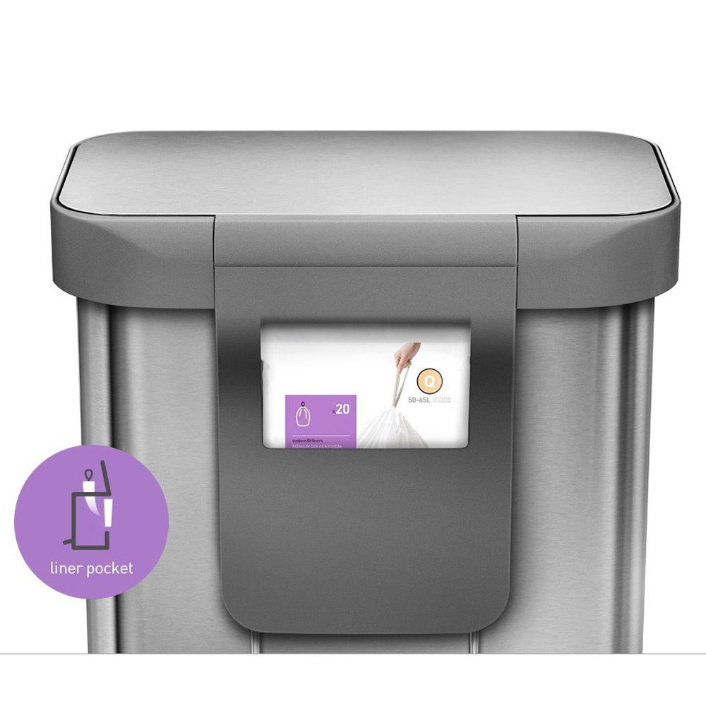 simplehuman trash can 55l