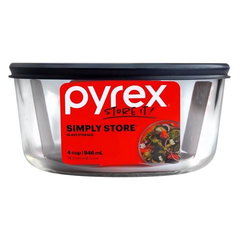 Pyrex Simply Store 4 Cup Round w/Lid - Peter's of Kensington