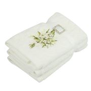 Pilbeam - Emroidered Face Washer Set Lily of Valley 3pce
