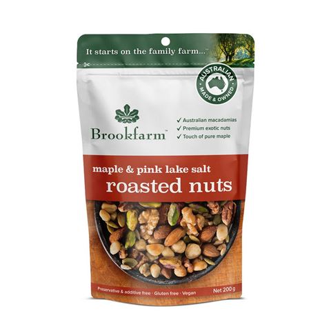 Brookfarm - Roasted Nuts Maple & Pink Lake Salt 200g