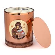 Candle Bar - Religious Icon Candle Rose Gold
