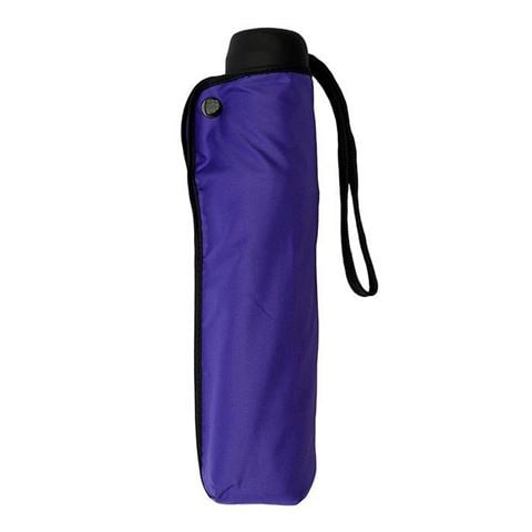 Clifton Piped Edge Mini Maxi Umbrella Purple - Peter's of Kensington