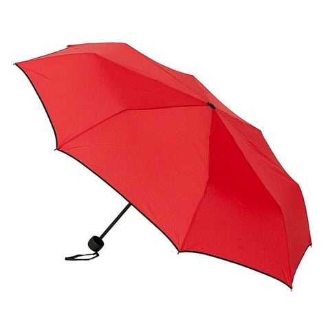 Clifton - Piped Edge Mini Maxi Umbrella Red
