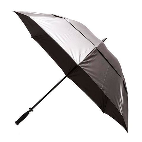 Clifton - Windpro Manual Vented Golf Umbrella Silver/Black
