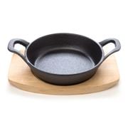 Pyrolux - Pyrocast Round Gratin with Maple Tray 15.5cm