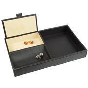 Redd Leather - Open Leather Tray Black