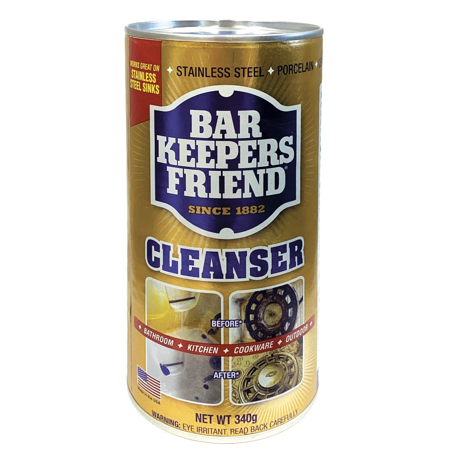 NEW Bar Keepers Friend Cleanser & Polish 340g 71618115486 eBay