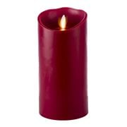 Liown - Moving Flame Pillar Candle Red Cinnamon 18cm