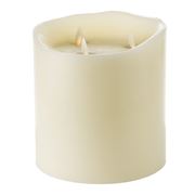 Liown - Moving Flame Pillar Candle Ivory 26cm