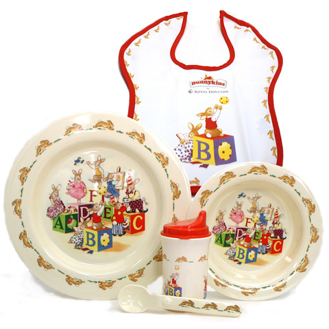 Royal Doulton Bunnykins Nursery Melamine Mealtime Set 5pce