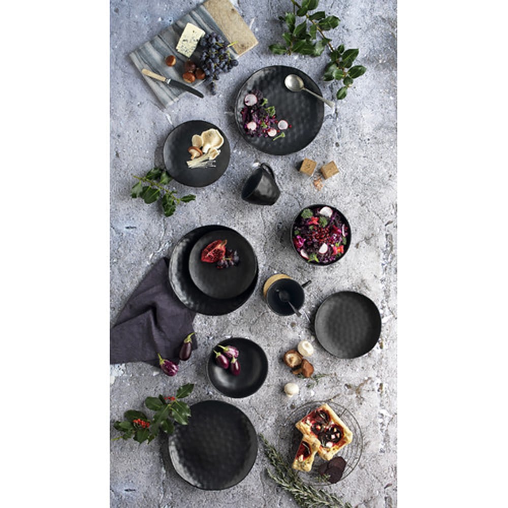 Ecology Speckle Ebony Dinner Set 12pce Peter's of Kensington