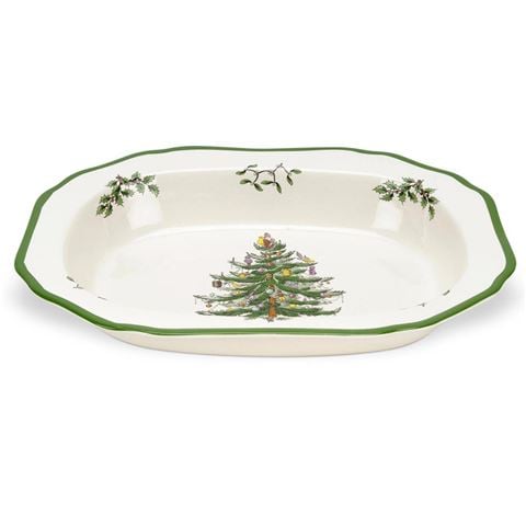 Spode - Christmas Tree Open Vegetable Dish
