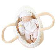 Bonikka - Grace Baby Rag Doll with Cot and Blanket