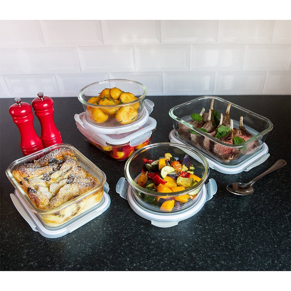 Lock & Lock Oven Glass Rectangular Container 1L Peter's of Kensington