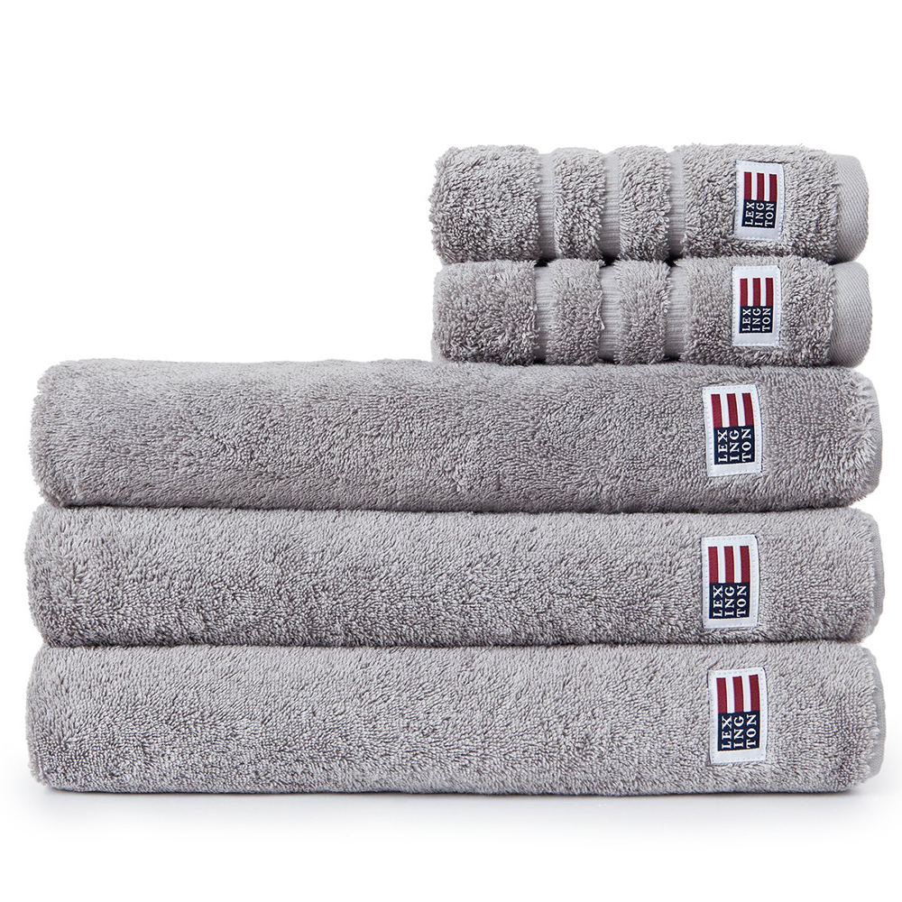 Lexington Original Bath Sheet Dark Grey 100x150cm Peter's of Kensington