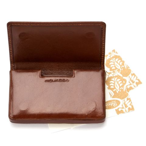 Piquadro - Card Case Leather Brown