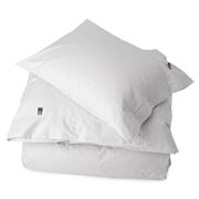 Lexington - Pin Point Oxford Pillowcase Grey & White 65x65cm