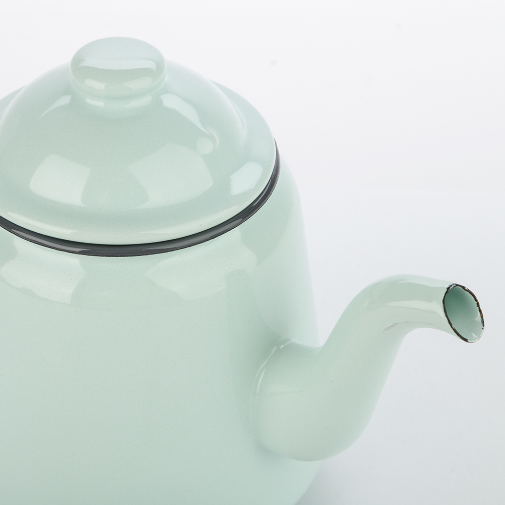 Falcon Enamel Teapot Pastel Blue 950ml Peter's of Kensington