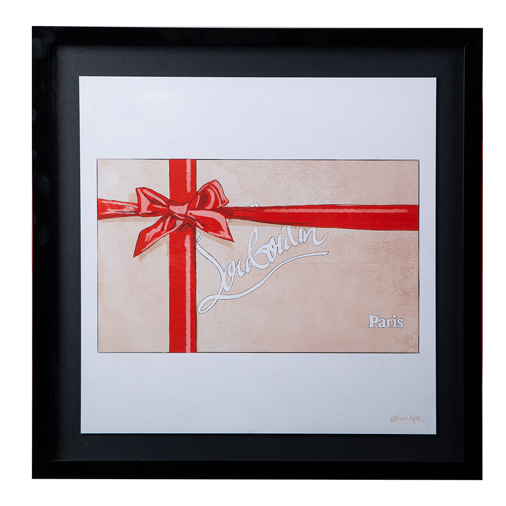 新品 オリバーガル Perfect Red Gift Perfect Red Gift II | Wall Art by Oliver Gal