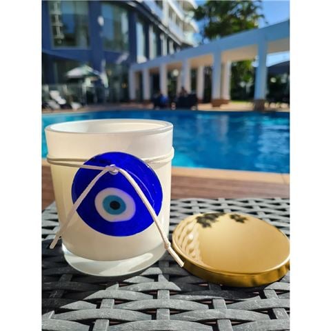 Candle Bar - Santorini Evil Eye Candle