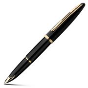 Waterman - Carene Black Fountain Pen with Gold Trim