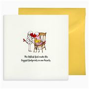 Affirmations - The Littlest Feet Greeting Card